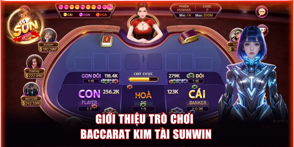 Giới thiệu trò chơi Baccarat Kim Tài Sunwin