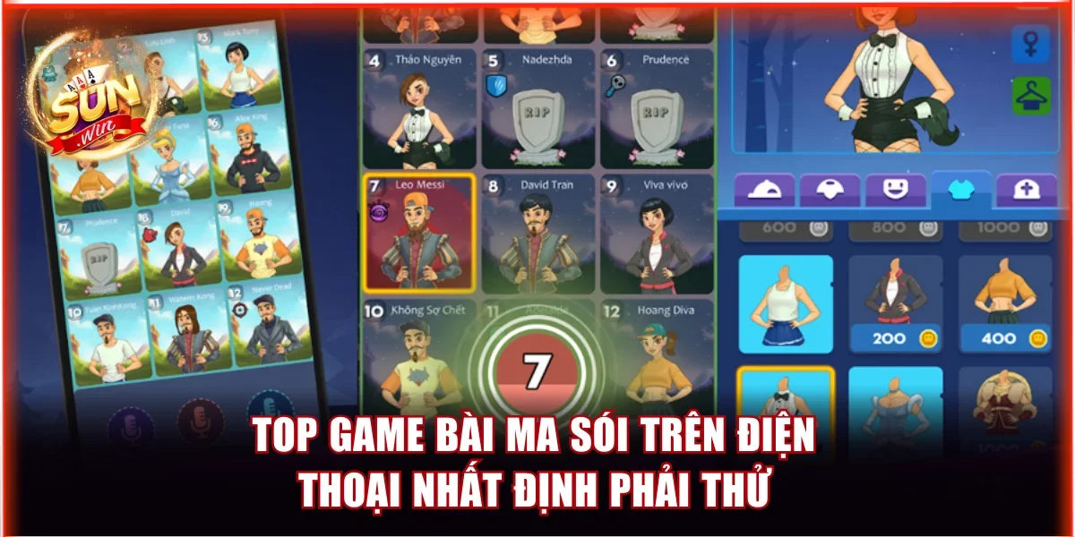 Top 5+ Game Bài Ma Sói Trên Điện Thoại Nhất Định Phải Thử 1 game bài Ma Sói