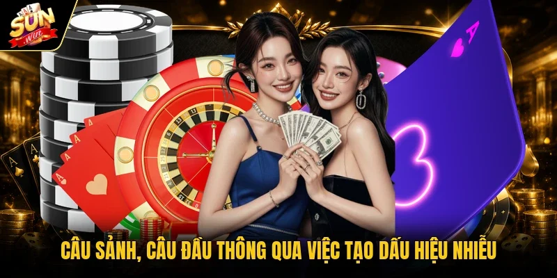 Câu sảnh, câu đầu thông qua việc tạo dấu hiệu nhiễu 