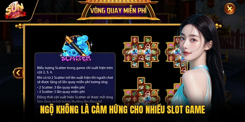 Ngộ Không là cảm hứng cho nhiều slot game